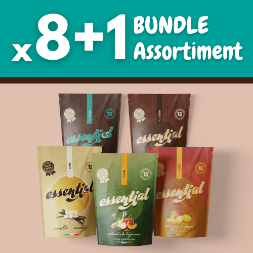 ASSORTIMENT 8x ESSENTIAL + 1 OFFERT